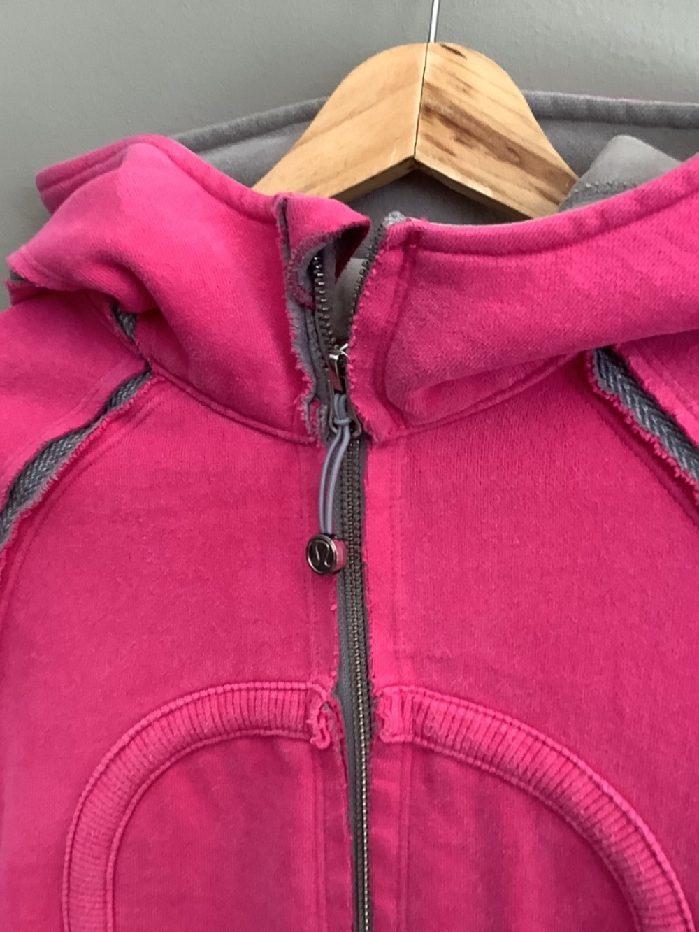 VIntage Rasberry Scuba Hoodie - Picture 13 of 13